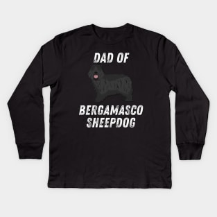 Bergamasco Sheepdog Life is better with my dogs Dogs I love all the dogs Kids Long Sleeve T-Shirt